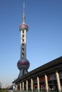 Shanghai oriental pearl tv tower